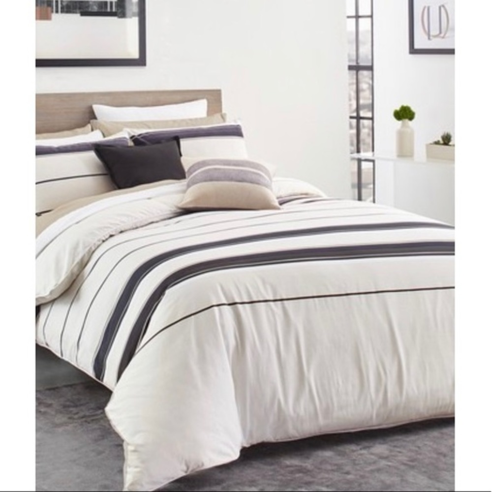 Lacosté Avoriaz Taupe 3PC Duvet Set